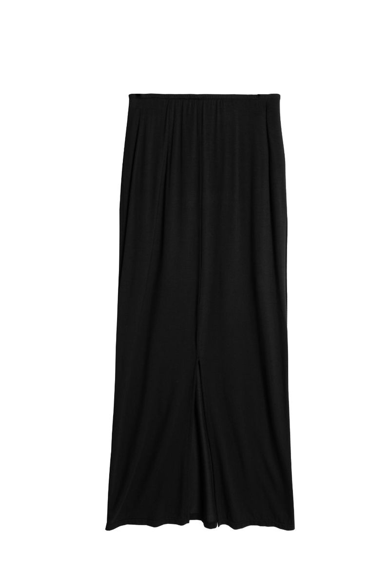 DESERT SHIRRING SLIT SK BLACK