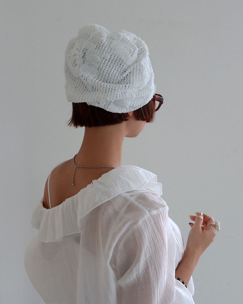 frill bolero cardigan blouse