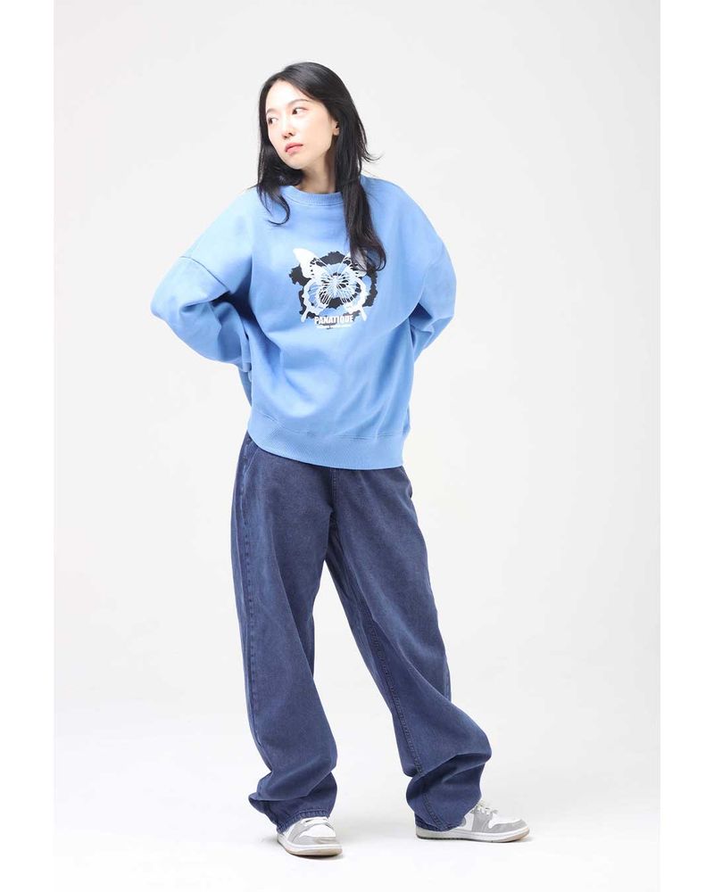 wide snow denim pants 2(color)