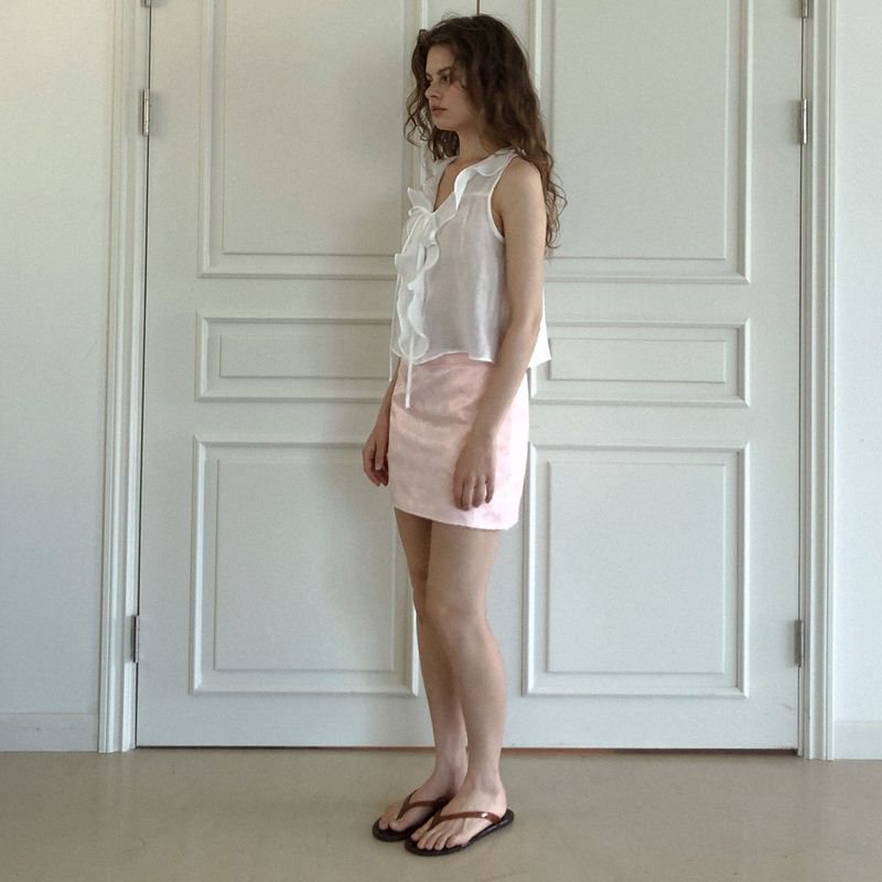Passionate ruffle blouse (white)