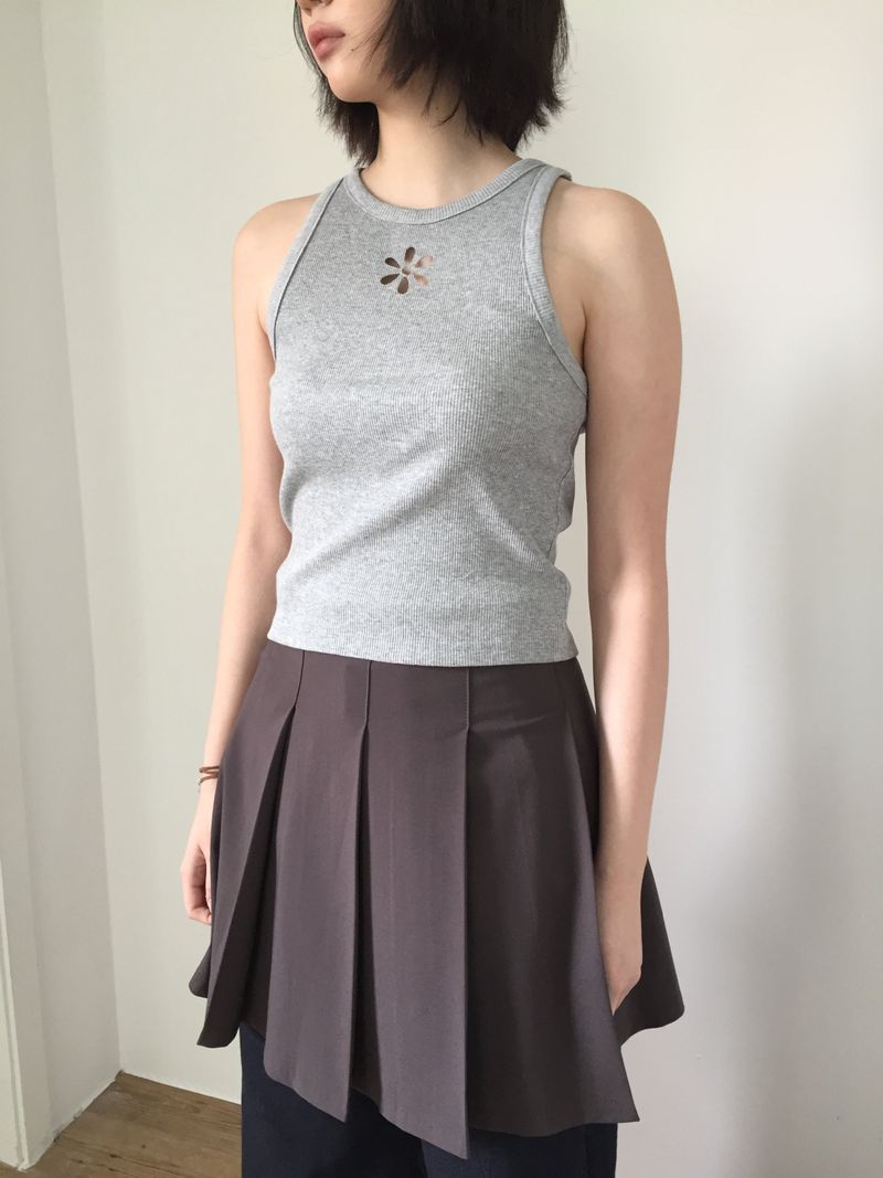 Flower Cut-Out Camisole (3color)