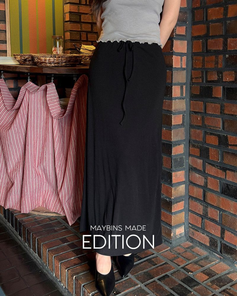 [MADE] Merlang Strap Long Skirt
