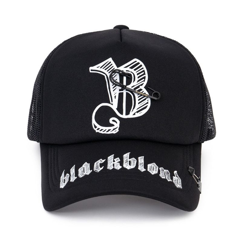 BBD Sketch Logo Trucker Mesh Cap (Black)