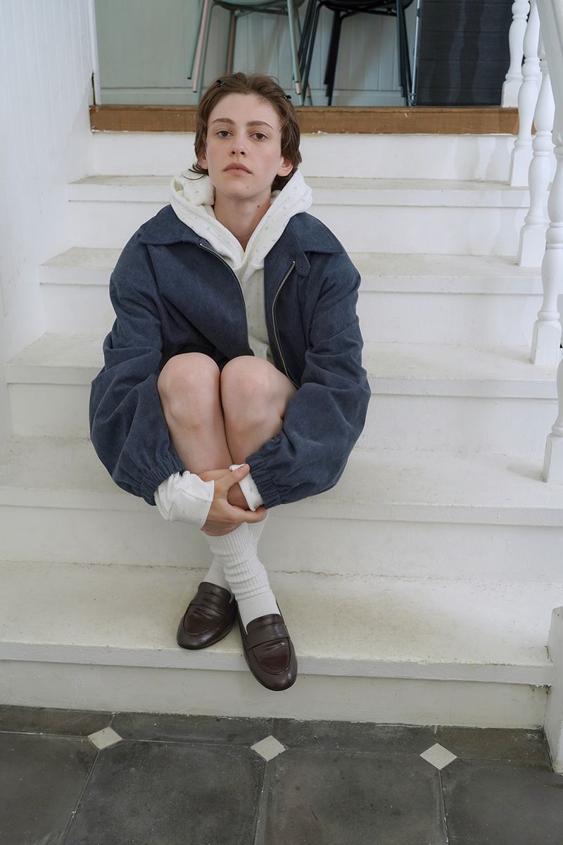 Field cotton jacket_navy