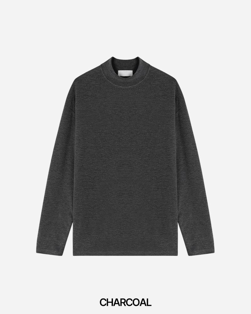 Winter mockneck knit