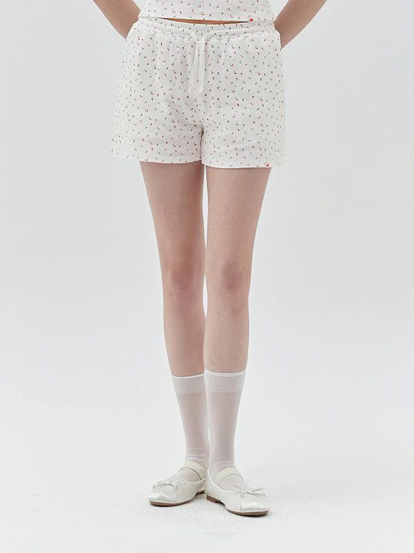 KIRSH（キルシー）の「KIRSH PLAIN CHERRY HALF PANTS - WHITE（Pants）」