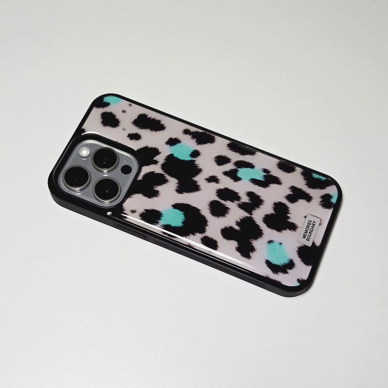 Soft Pop Leopard Phone Case Pale Blush (BK_Epoxy)