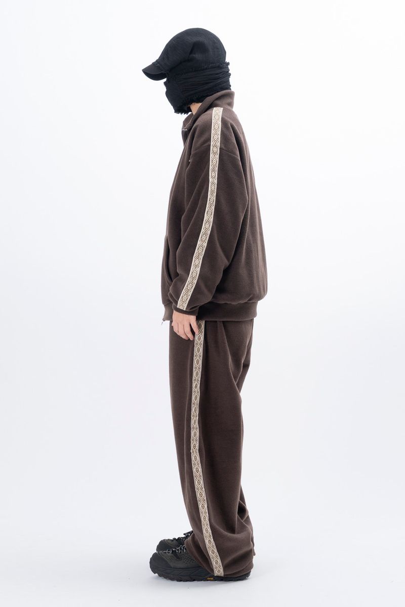 Selma Ethnic Fleece Set-up Track Top