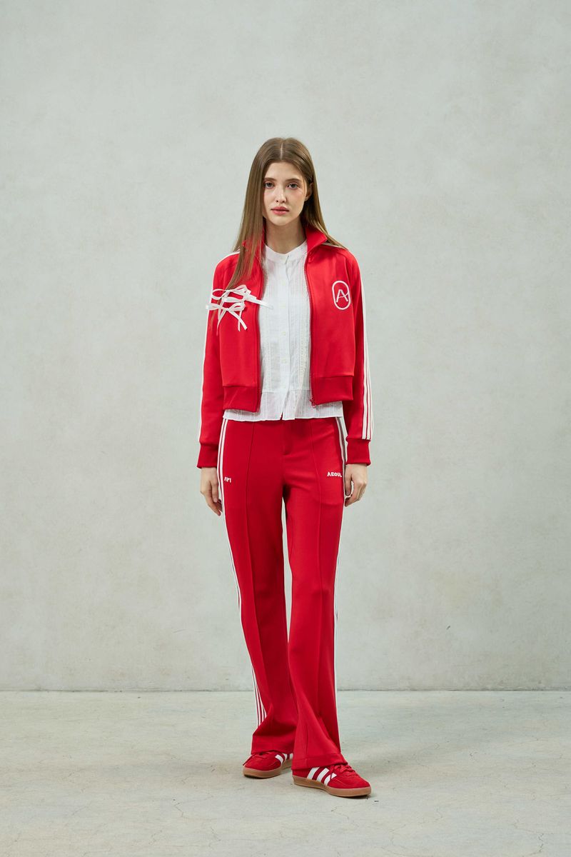 JOEL JERSEY TRACK PANTS / RED