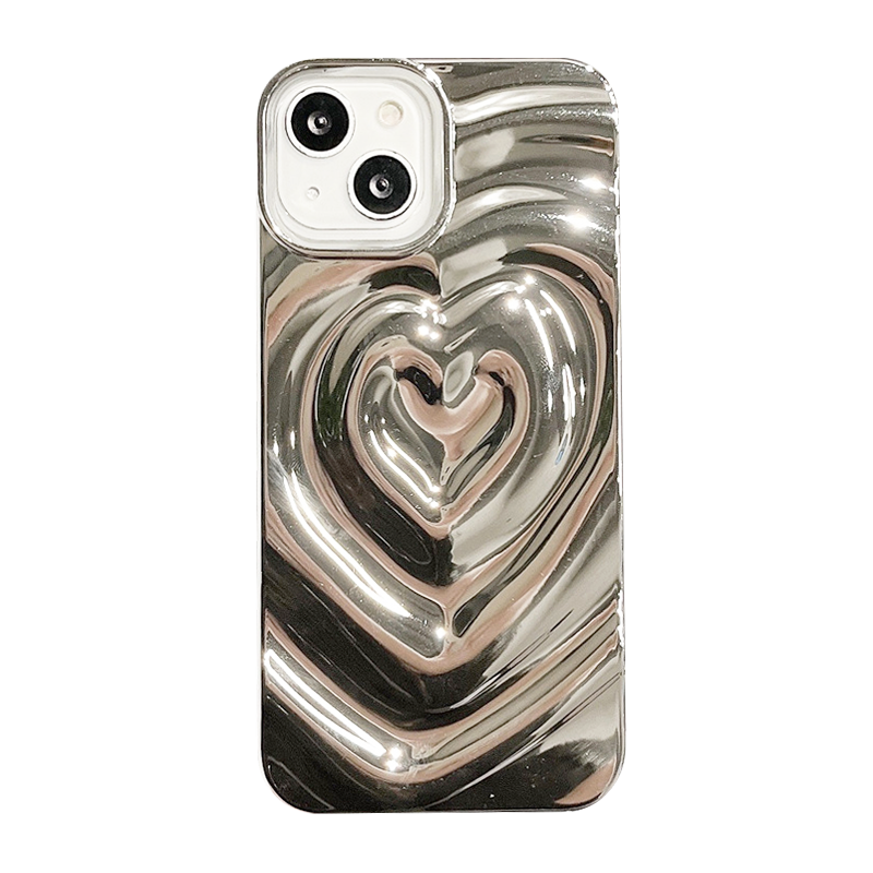 3D HEART COLOR PHONE CASE