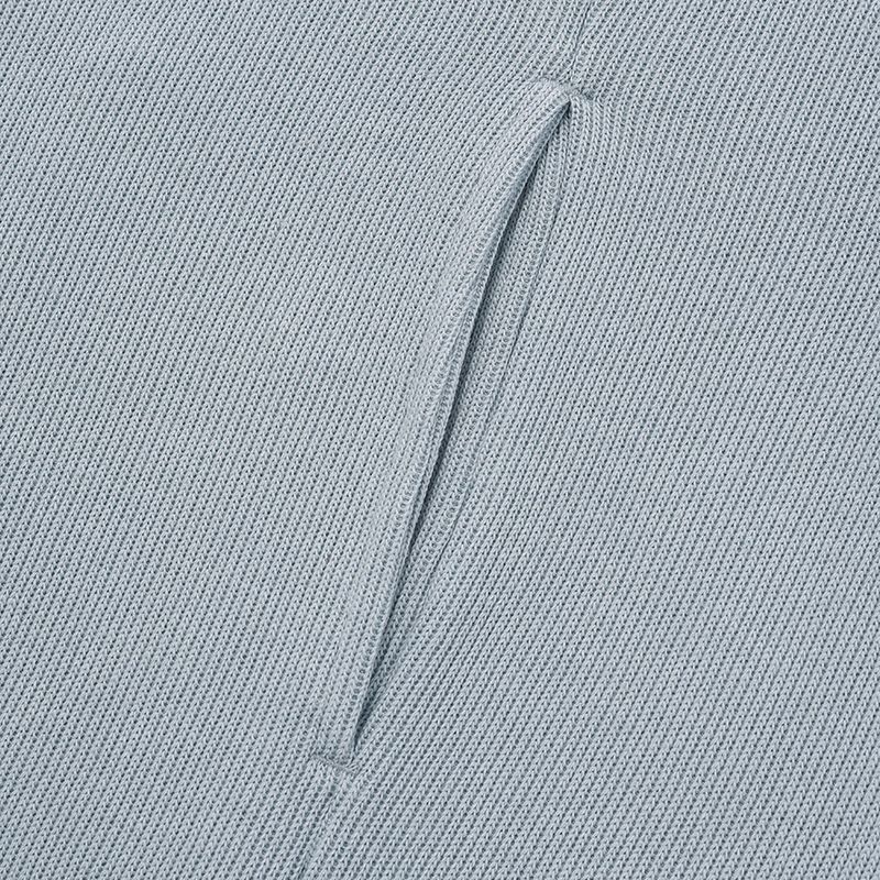 Fickle 2-WAY full zip-up / Blue gray