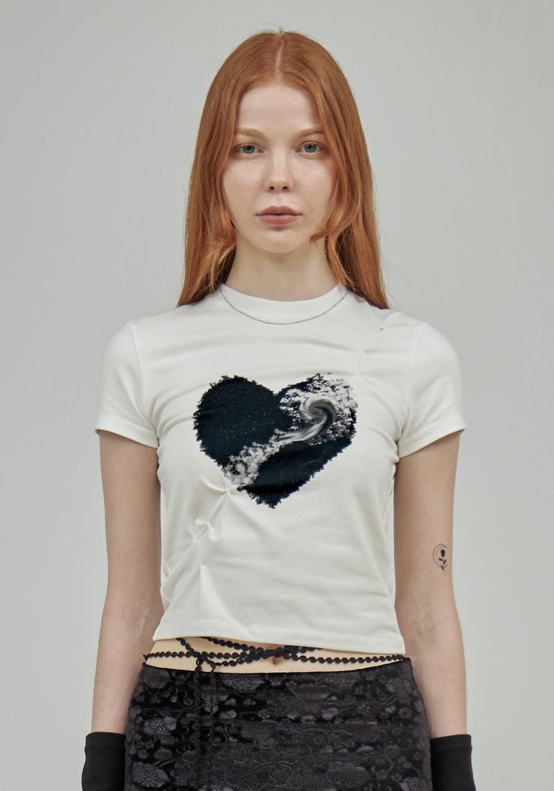 reheat(リヒッ)の「HEART CLOUD T-SHIRT(Tops)」