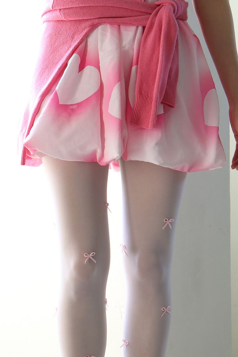 mini ribbon tights (2colors)