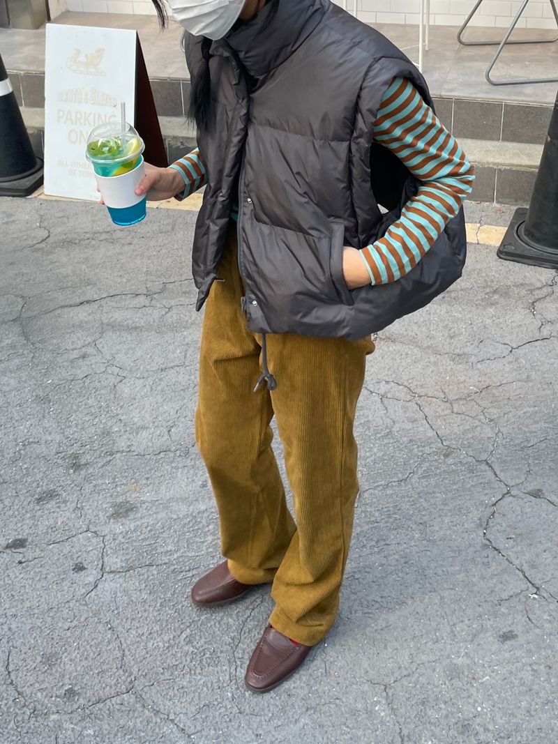 Teddy corduroy pants