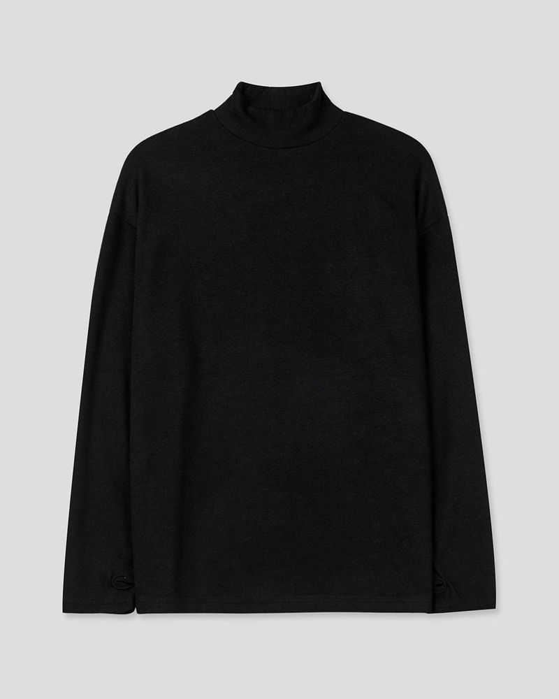 Shadow Fleece Warmer Half Neck T-Shirt