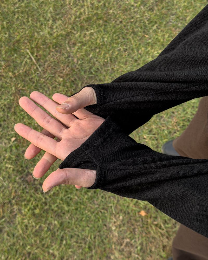 Shadow Fleece Warmer Half Neck T-Shirt