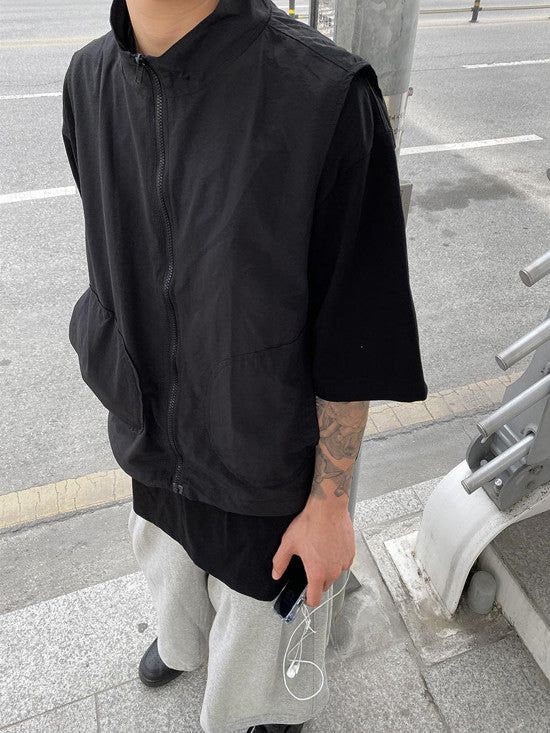 No.0111 B nylon VEST (4color)