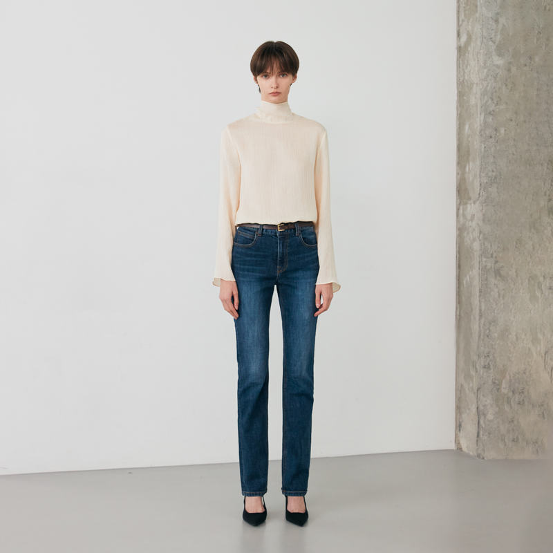 27Y(トゥエンティセブンワイ)の「Twill Deep Blue Slim Straight Jean - YC392(Pants)」