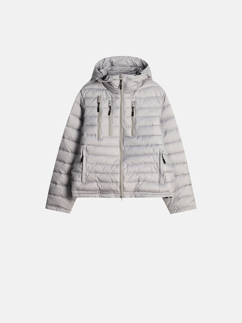 Tech multi-pocket hooded lightweight padding
