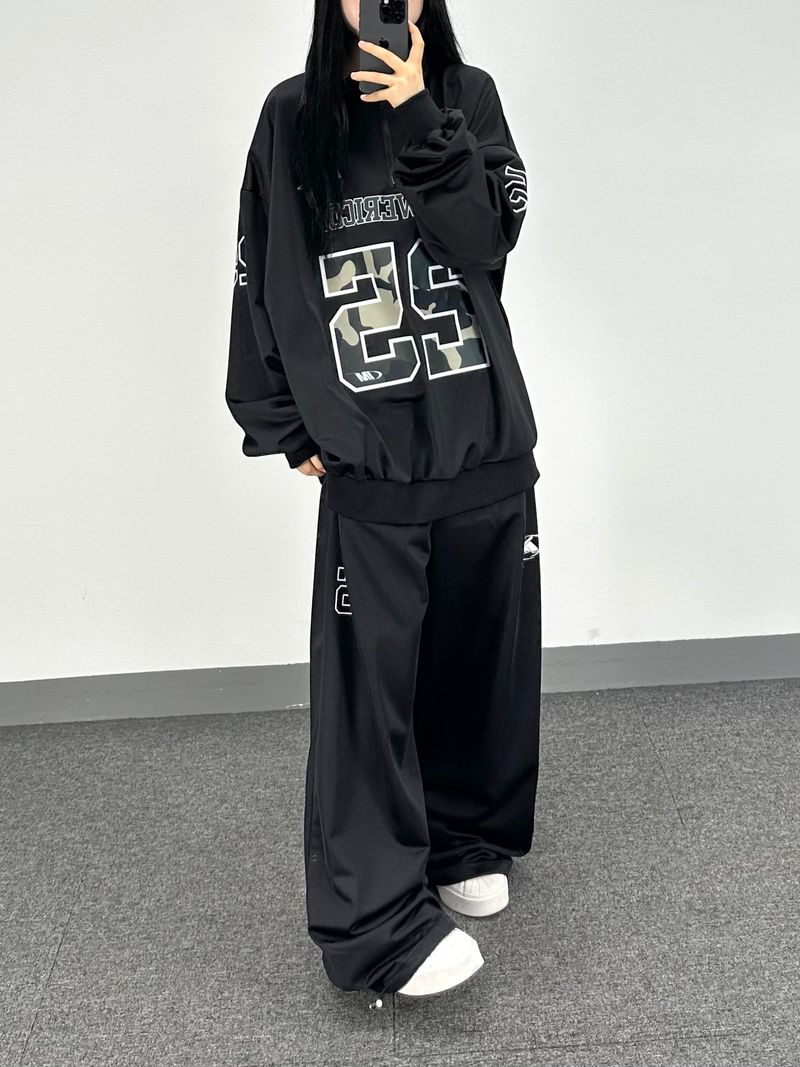 25 lettering jersey pants