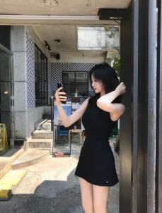 [MADE] Kozel Boat-Neck Mini Dress