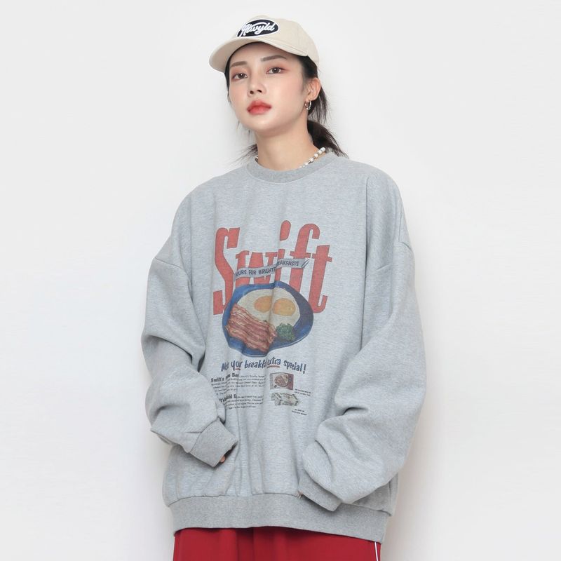 nutellike(ヌテールライク)の「Brunch over sweatshirt(Tops)」