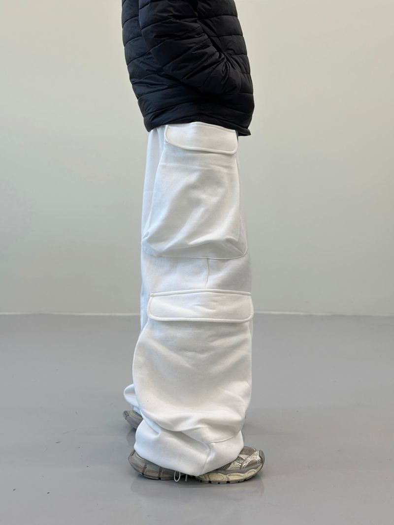 Double Pocket Multi Cargo Sweatpants 4C