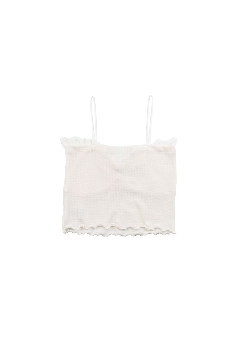 lace top warmer set - ivory