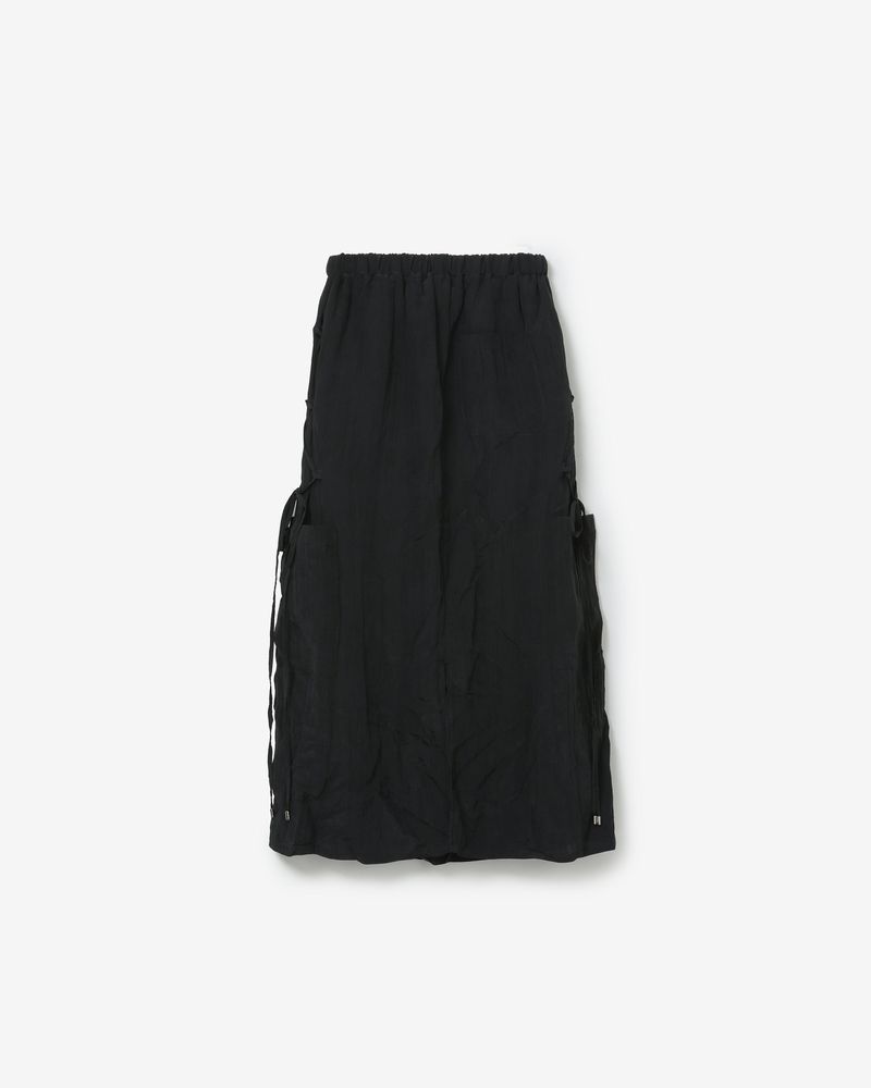 AIMOFF（アイムオフ）の「Ribbon wind set-up skirt [ natural black ]（Skirts）」