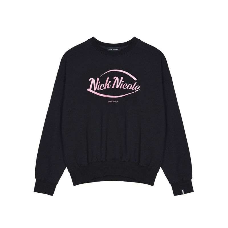 NICK&NICOLE（ニック＆ニコール）の「NICOLE ORIGINALS SWEATSHIRT_BLACK PINK（Tops）」