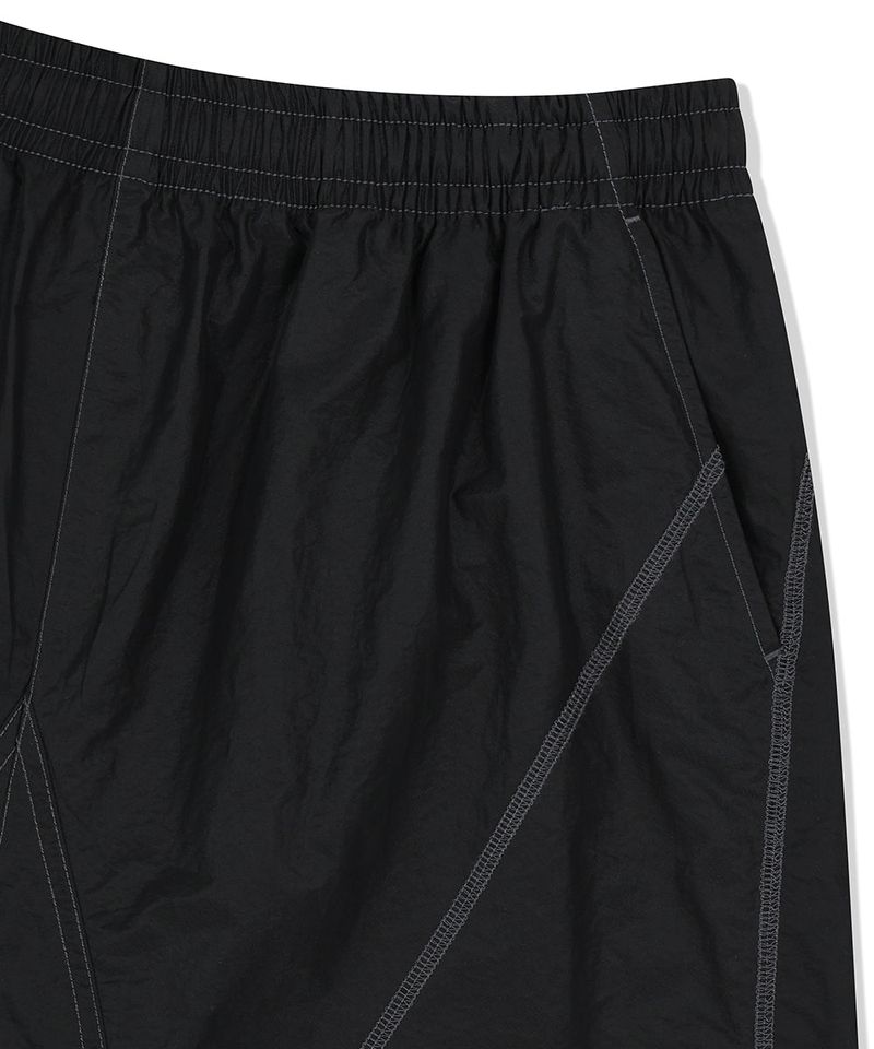 COVER STITCH NYLON TRACK SHORT