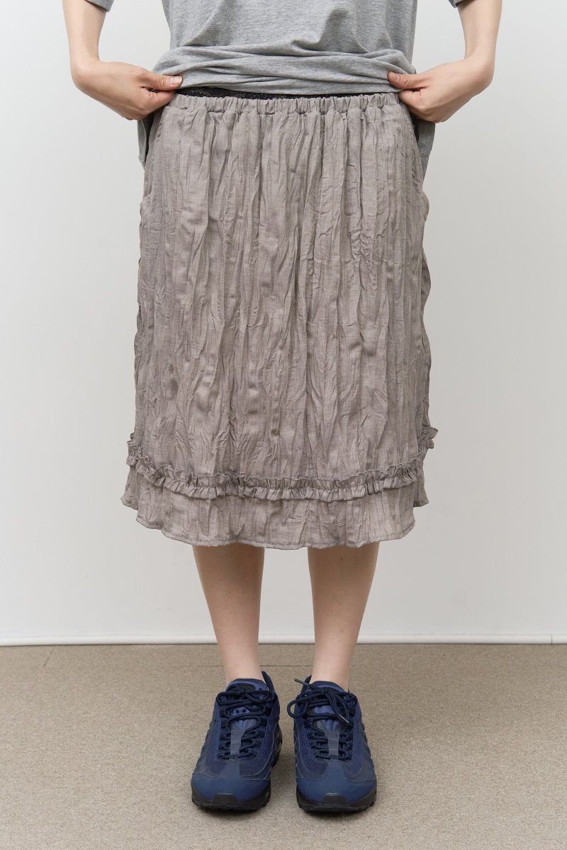 (W) Sun Wrinkled Skirt