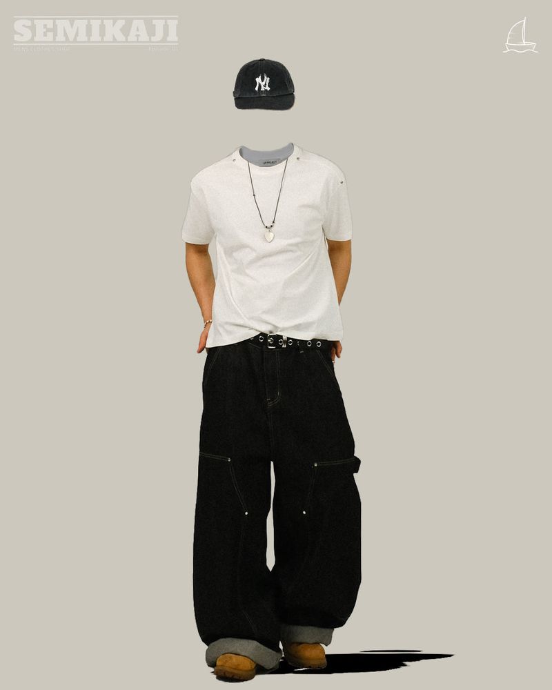 AE Non-Fade Double Knee Denim Carpenter Pants