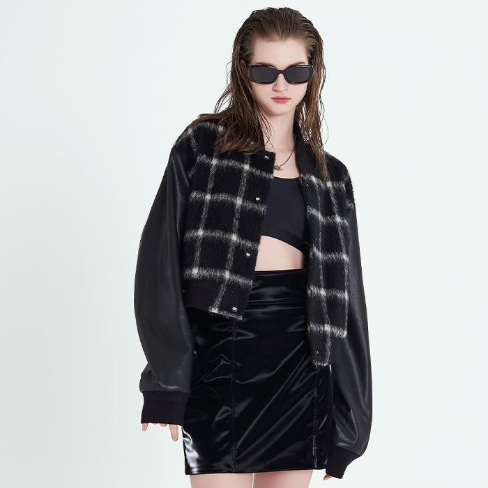 Crop Wool Rider Jacket