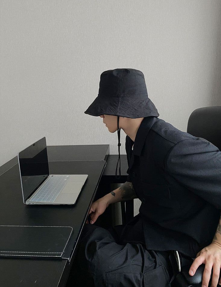 No.0232 LC string wire bucket HAT (4color)