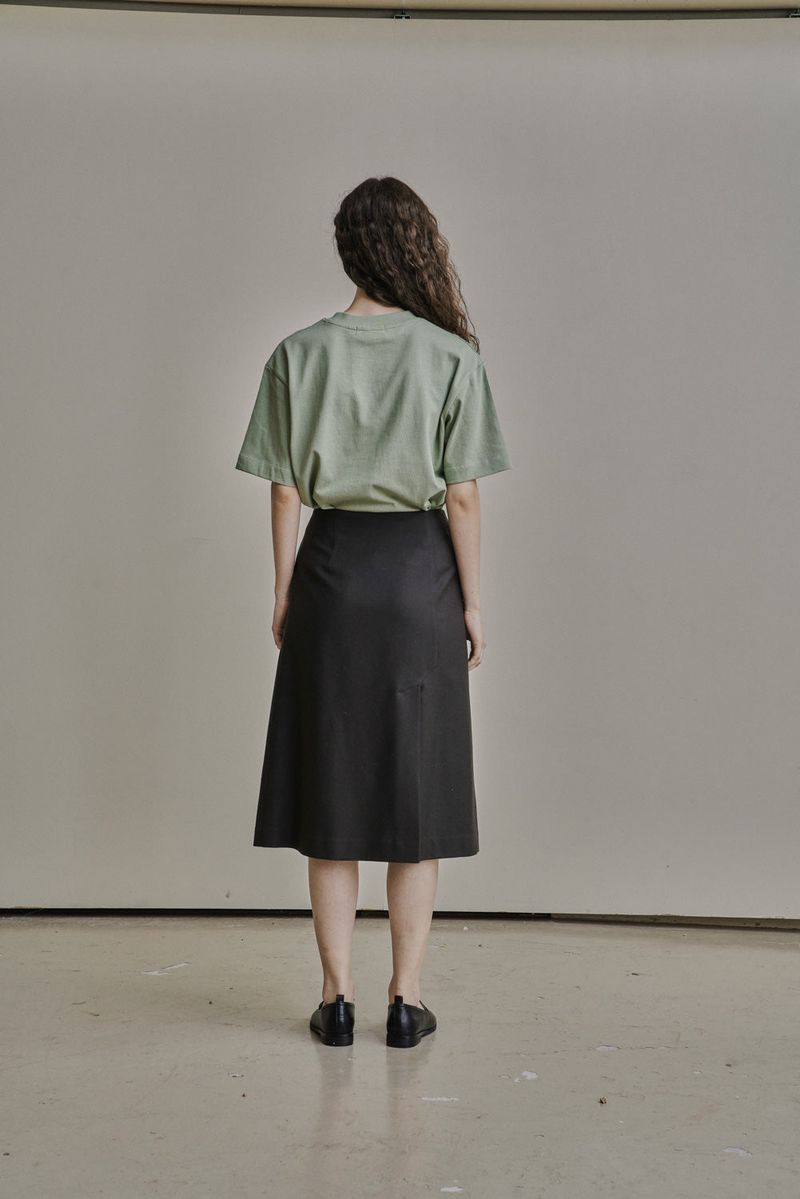 OVERSIZED LOGO EMBROIDERED T-SHIRT_GREEN