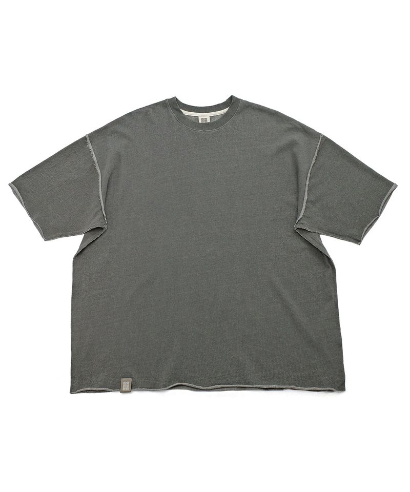 VINTAGE P. DYEING CUT-OUT 1/2 BOX TEE (Khaki)