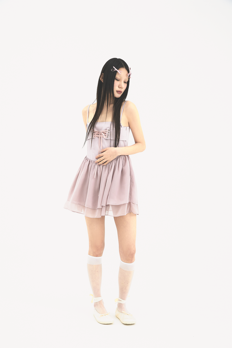 Bustier dress Pink