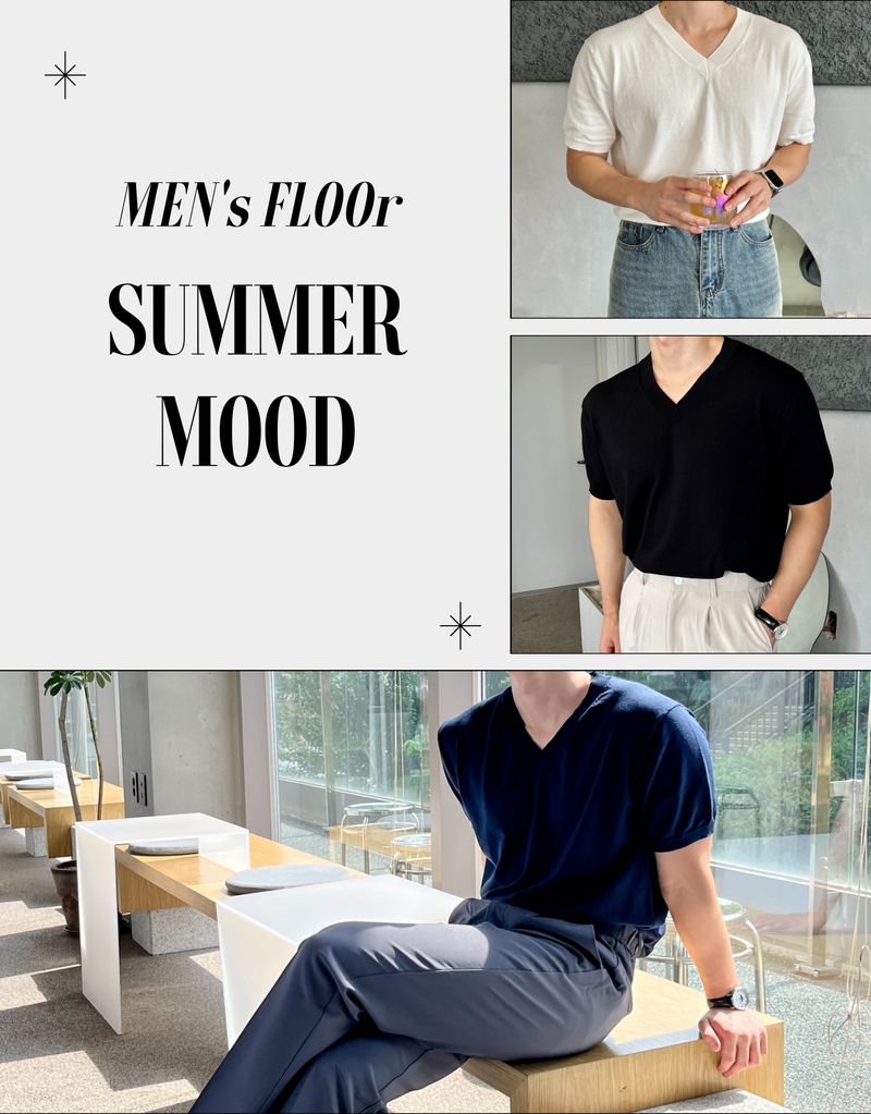 Cielo v-neck short-sleeve knit