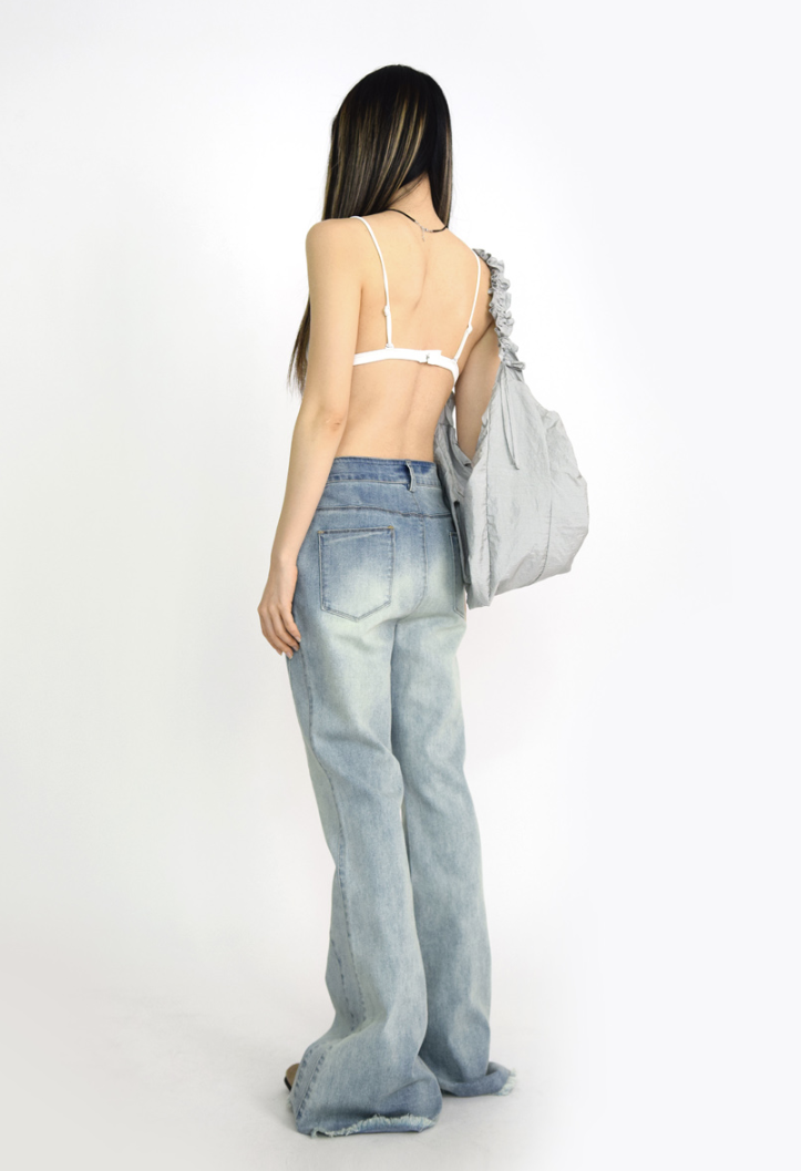 satin sense top(2color)