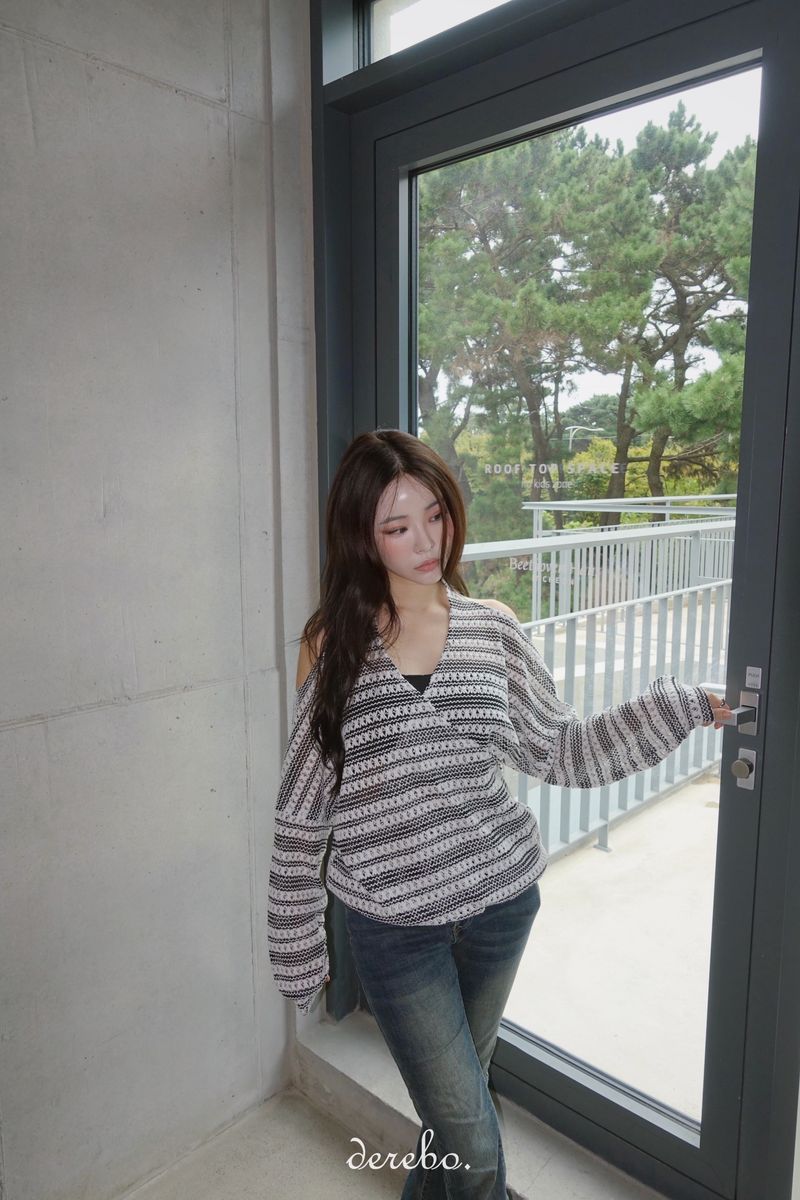 Perry Halterneck Open Shoulder Knit Long Sleeve