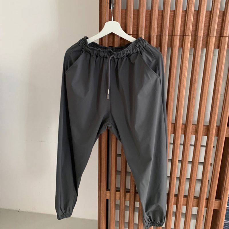 NUS. COTT CHACOAL JOGGER PANTS