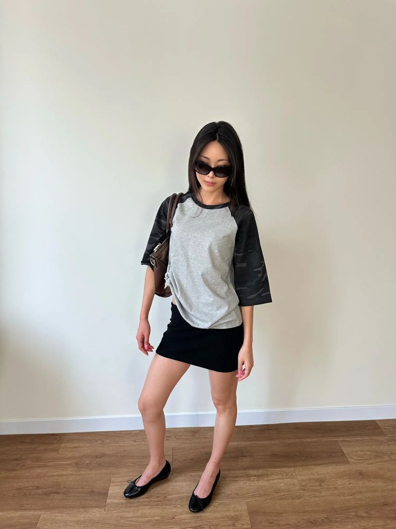 lowrise mini skirt
