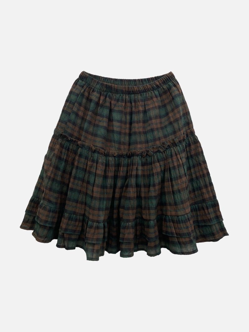 Birch Check Pattern Skirt (2c)