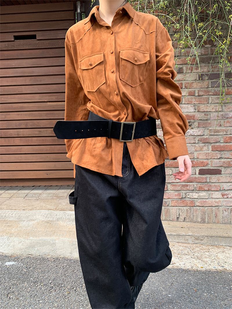 WESTERN SUEDE SHIRT (3C)