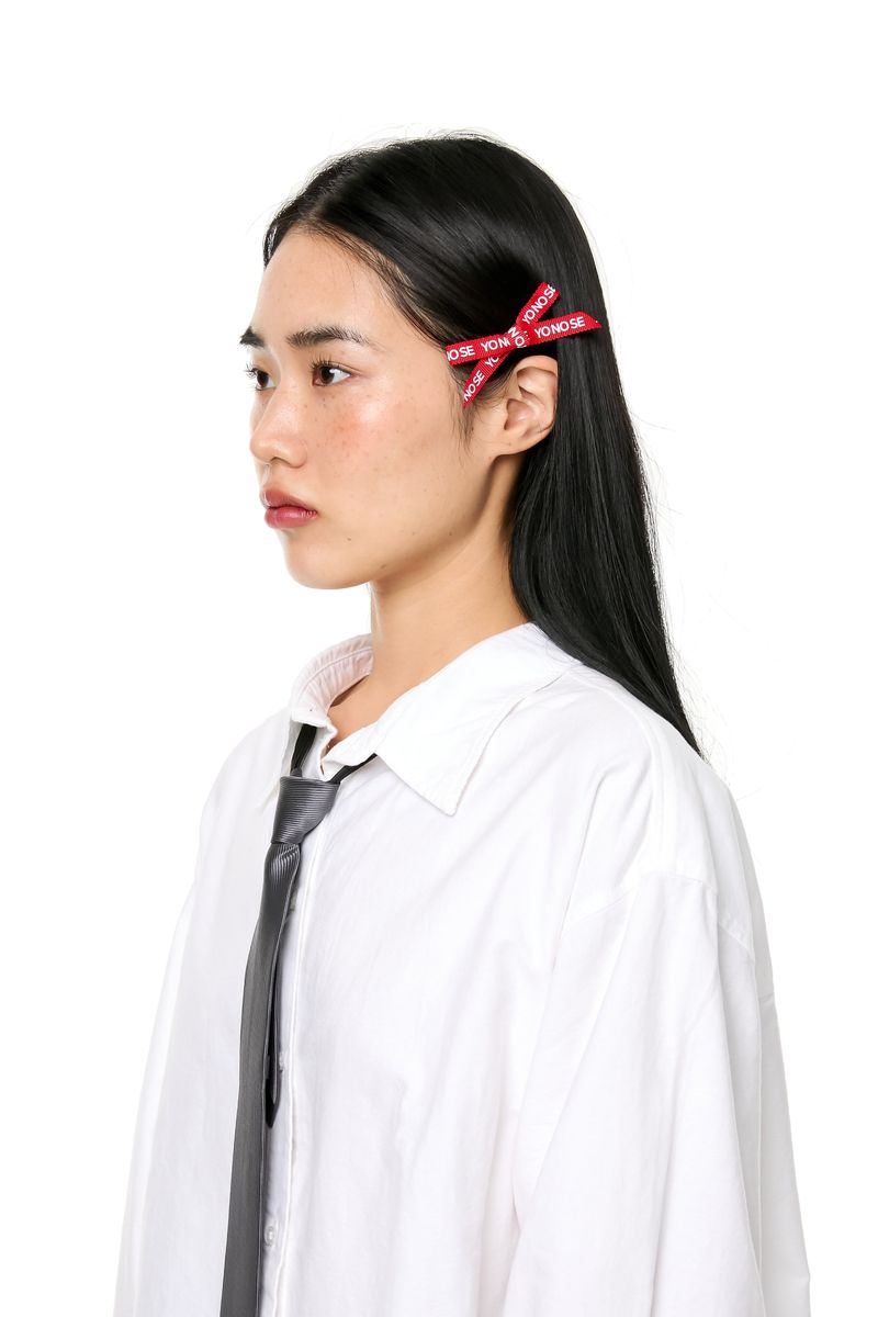 YONOSE（ヨノセ）の「ヨノセロゴリボンピン（ヘアアクセサリー）」