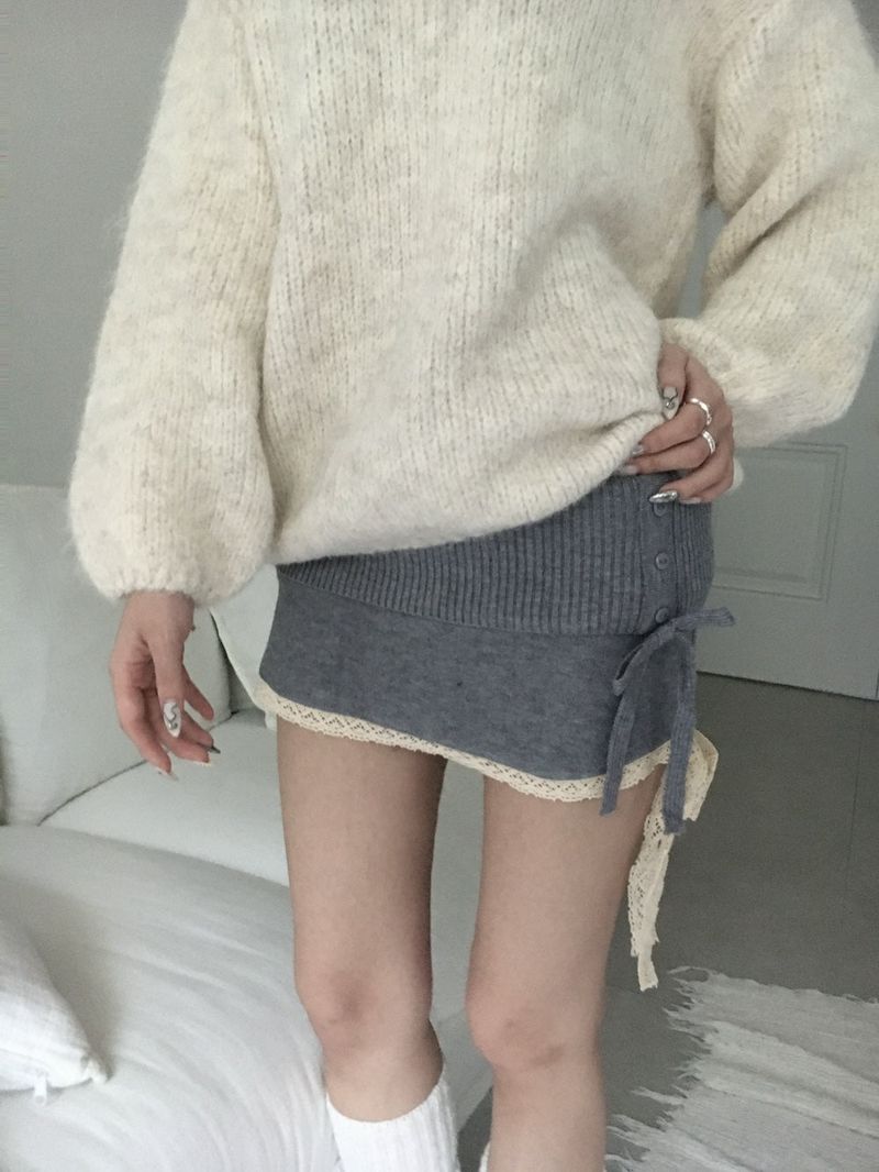 Angora Knit Sweater