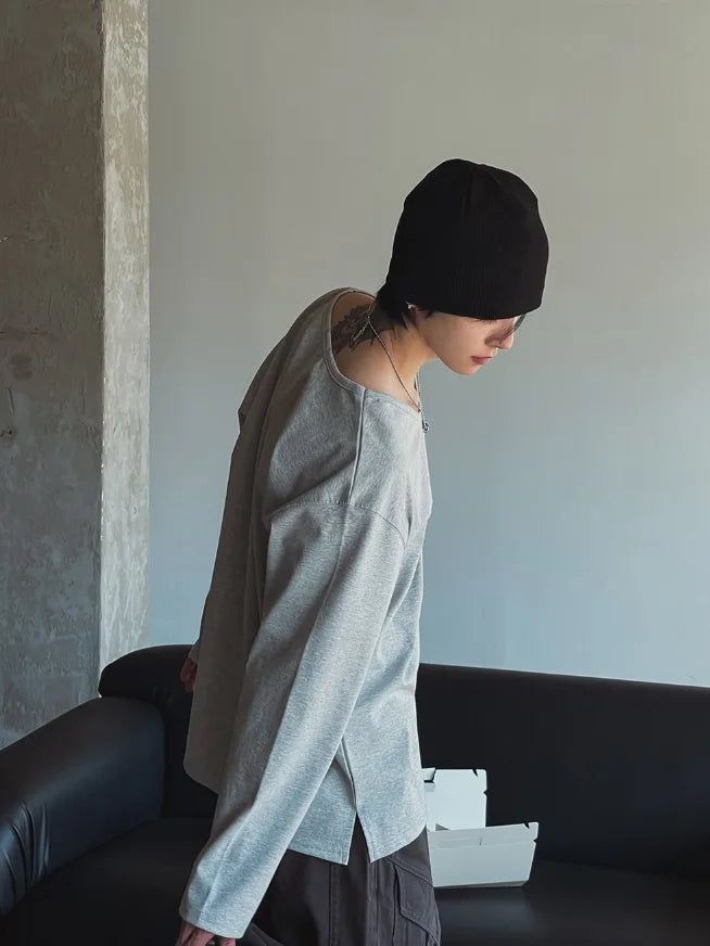Nuke Basic U-Neck Long Sleeve T-Shirt