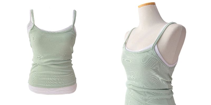 Jelly Layered Ribbed Sleeveless Top