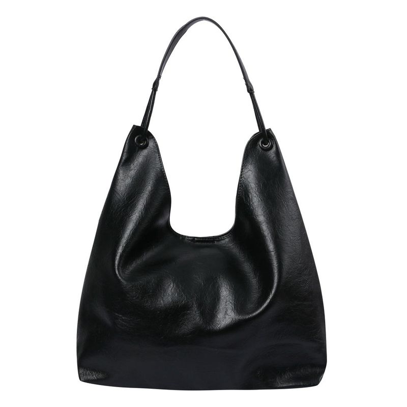 KAEZ DOUBLE LINE EYELET LEATHER SHOULDER BAG UNISEX